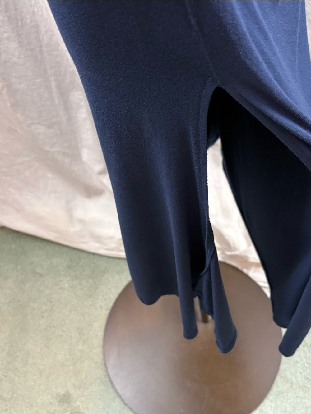 Anthropologie Navy Daily Practice Fitted Maxi Sporty Summer Dress M - Picture 10 of 13